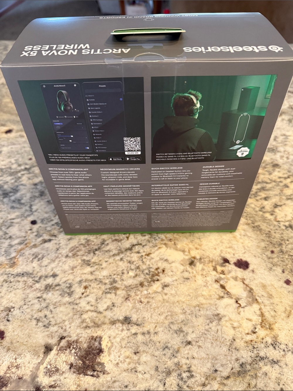 NEW SteelSeries Arctis Nova 5X Wireless Gaming Headset - Black - Picture 2 of 7